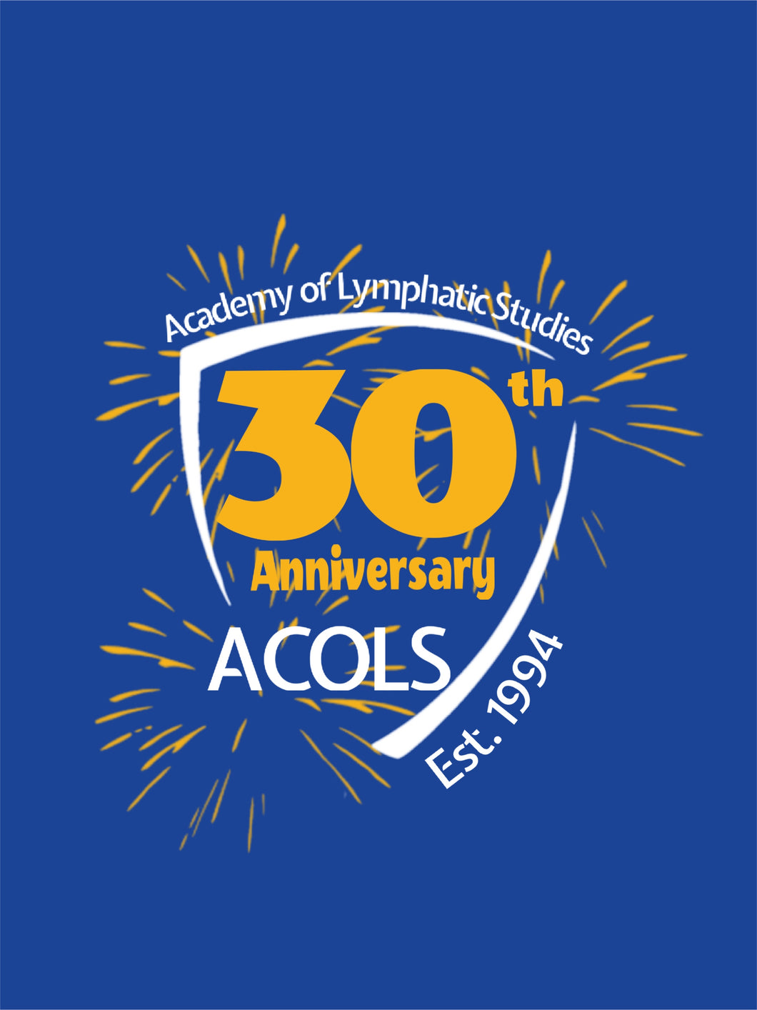 ACOLS 30 Year Logo Banner/Signage Blue