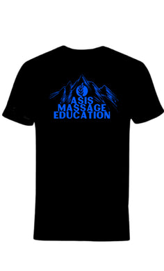 ASIS BLUE MOUNTAIN BLACK T SHIRT