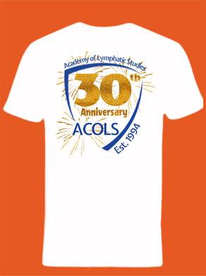 ACOLS 30 Year T-Shirt White