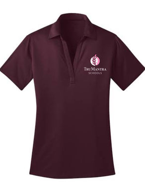 TruMantra Women’s Corporate Polo Maroon