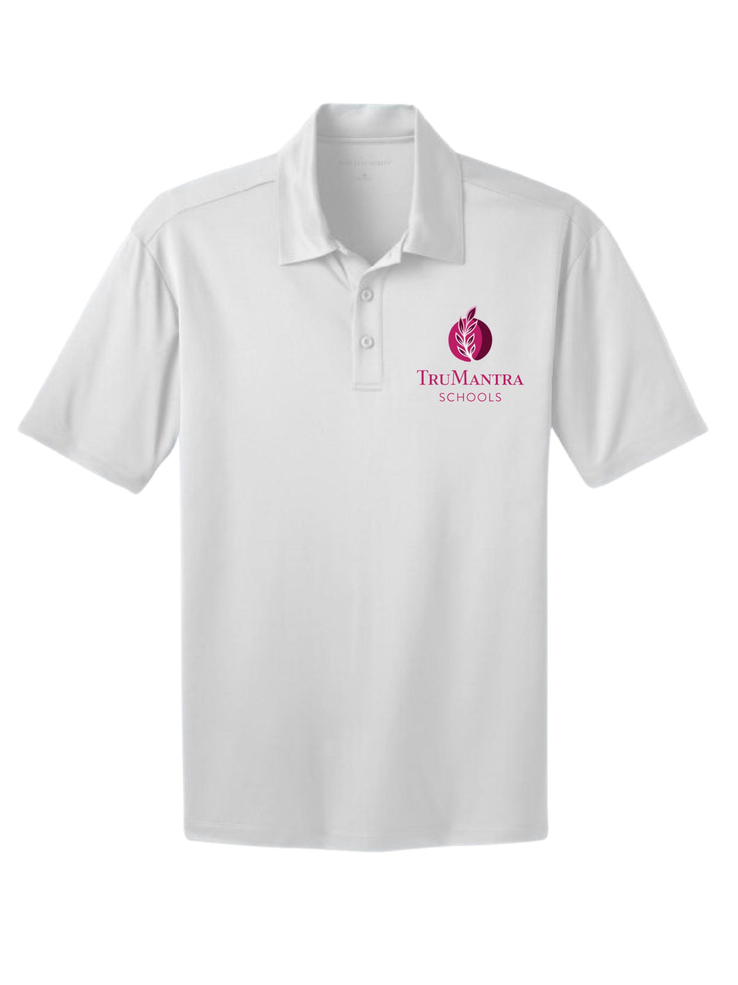 TruMantra Men’s Corporate Polo White