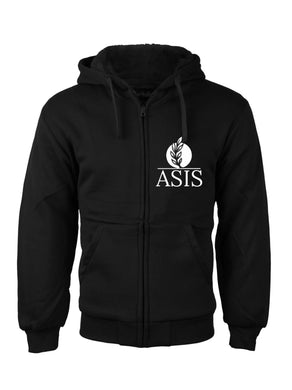 ASIS ZIP Up Hoodie Black